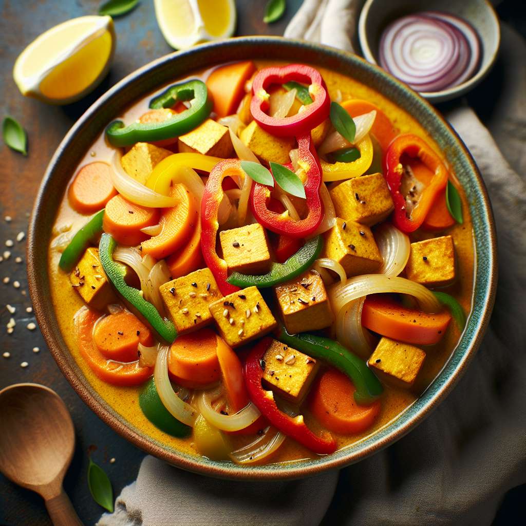 Vegan Coconut Curry Tofu