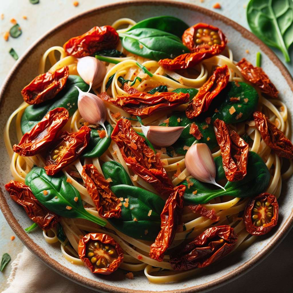 Tuscan Sun-Dried Tomato Linguine