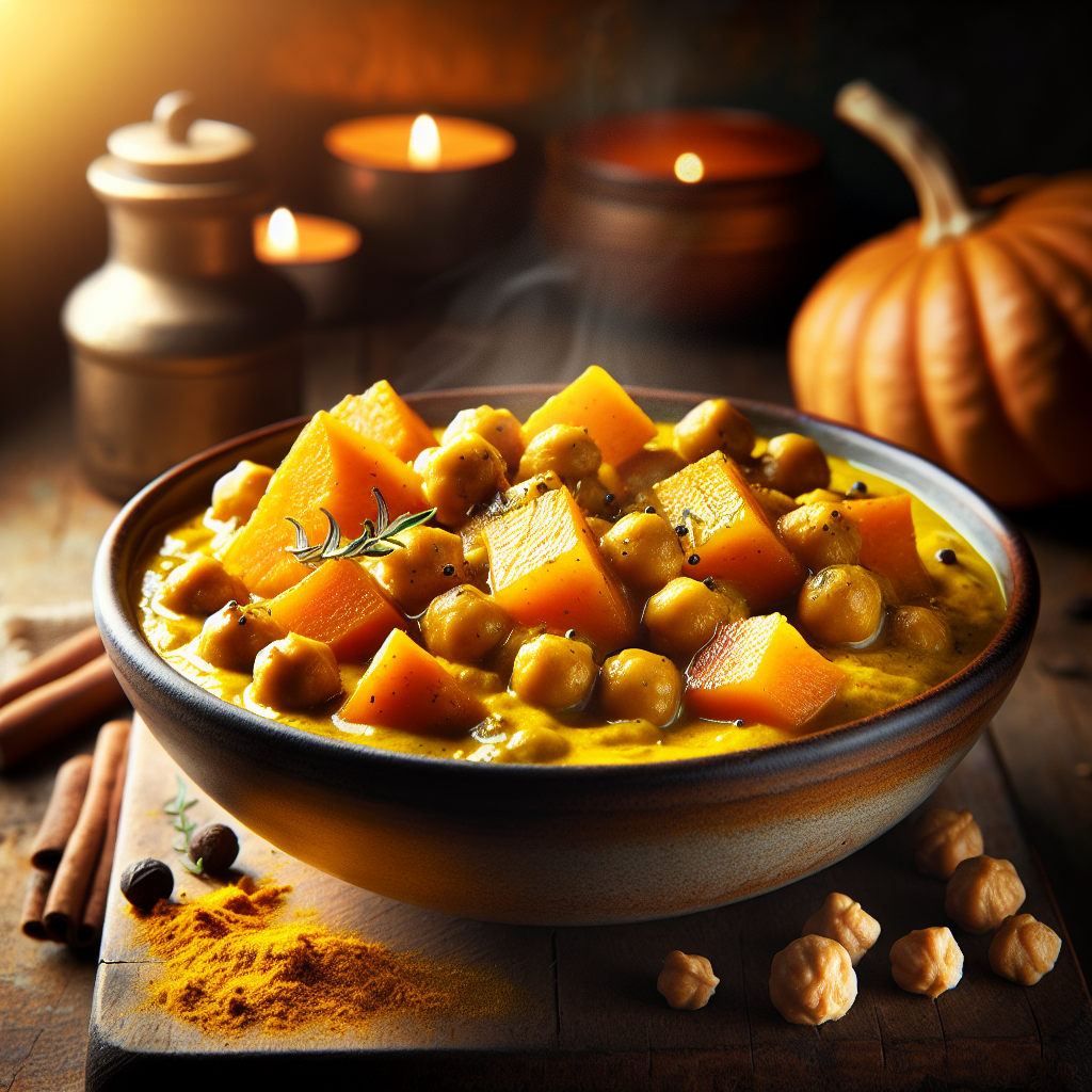 Pumpkin Chickpea Curry