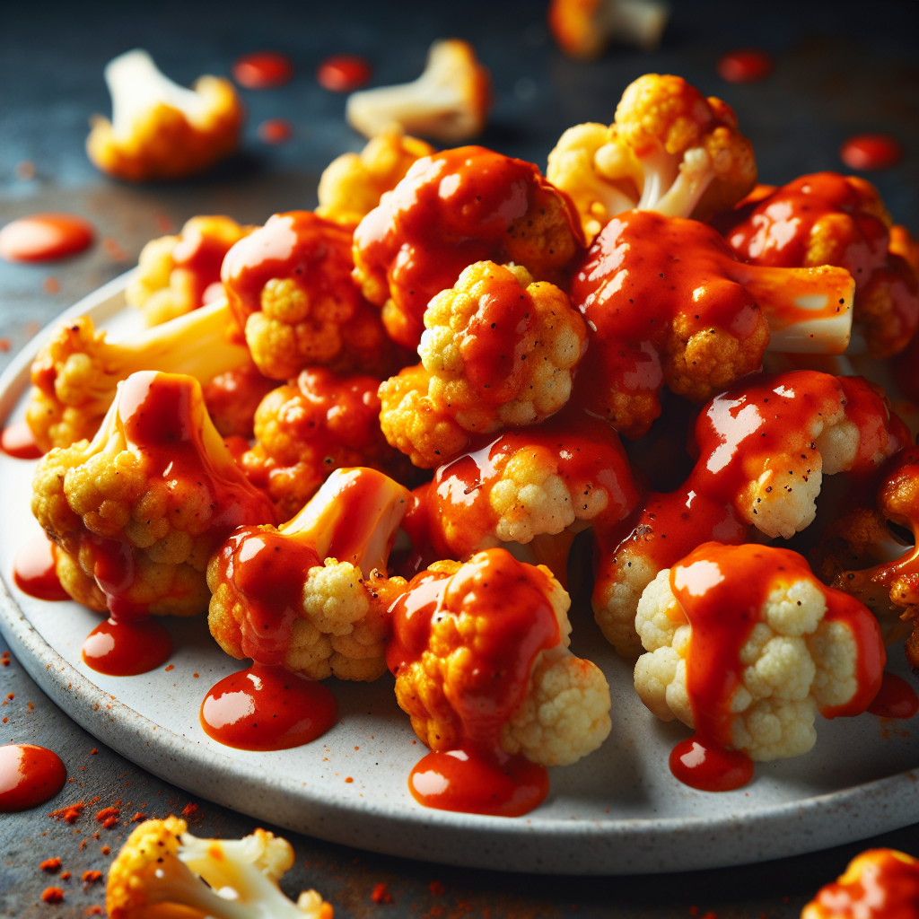 Vegan Buffalo Cauliflower Wings