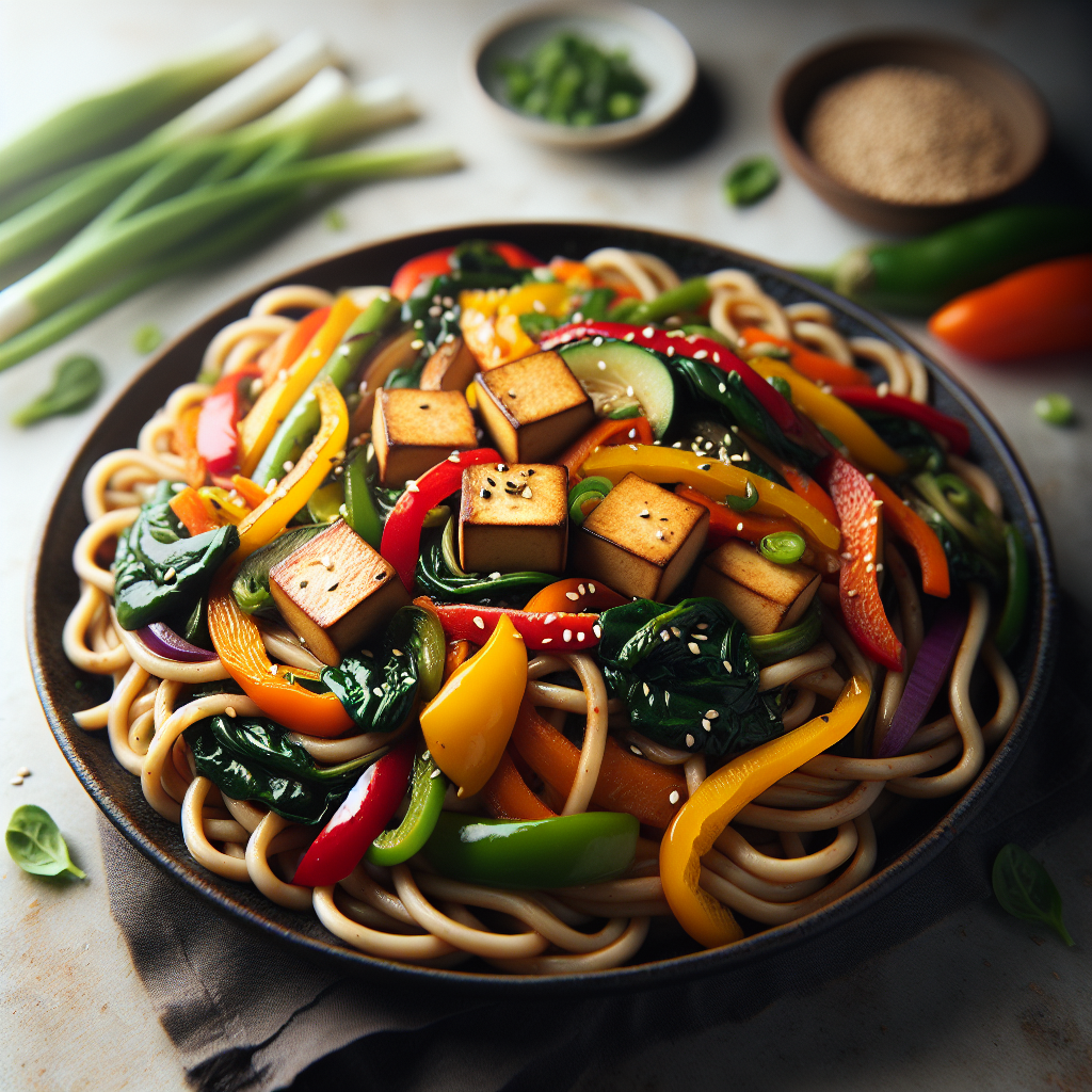 Vegan Yaki Udon