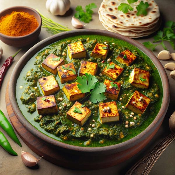 Vegan Palak Paneer