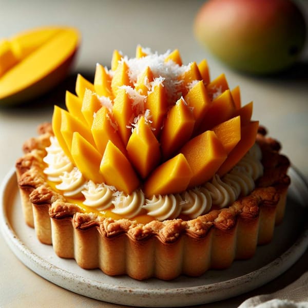 Tropical Coconut Mango Tarts