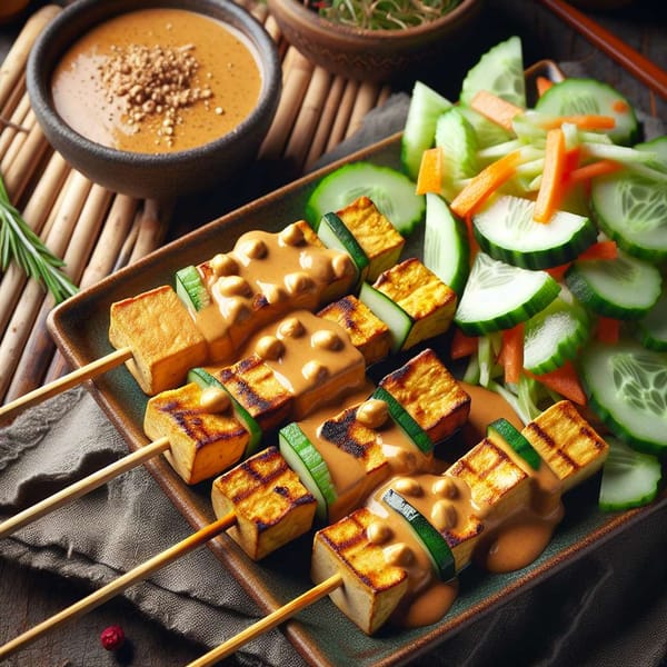 Bangkok Street-Style Tofu Satay