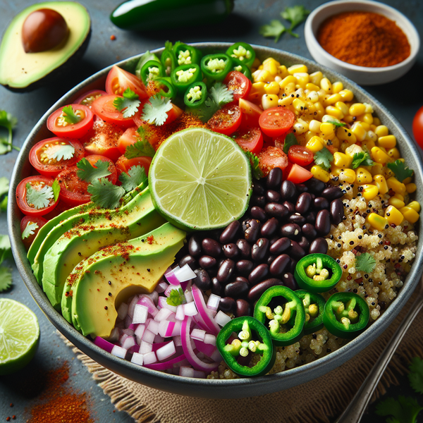 Vegan Mexican Quinoa Bowl